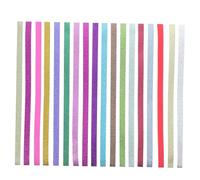 OSALADI 360 pièces Papier Origami Pailleté Bandes Colorées Scintillantes pour Décoration DIY Création Étoiles Papier Loisirs Créatifs pour Garçon Fille et Adultes