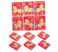 OSALADI 360 Pièces Vietnamese Year Money Envelopes Traditional Chinese Hong Bao Packets Year Of The Horse Spring Festival Lucky Money Pockets For Wedding Party Celebration