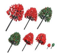 OSALADI 38 Pièces Ensemble d'arbre De Modèle De Bricolage Faux Arbres Miniatures Arbres Modèles Mini Arbres De Paysage Arbre De Paysage Vert Modèle Paysage Arbre Métier d'arbre Plastique