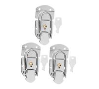 OSALADI 3ensembles Loquet à Bascule Pour Valise Et Boîte Fermeture Rapide Et Sécurisée Accessoires De Voyage