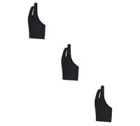 OSALADI 3pièces à Deux Doigts Noir pour Dessin Numérique Anti-salissure pour Tablette Graphique Et Écran De Dessin