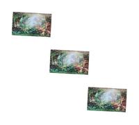 OSALADI 3pièces Fond De Photo Contes De Fées Toile pour Décor De Studio Thème Wonderland