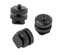 OSALADI 3pièces Support de Griffe Porte-Accessoires Alliage Aluminium Pouce Adaptateur pour Flash Appareil Photo Fixation Trépied Compatible Reflex Numérique Caméscope