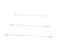 OSALADI 3pièces Tiges De Store Acrylique Lot Rechange Pour Store Vertical Avec Crochet Pour Réparation De Tringle à Rideau Blanche Baguette De Rideau Légère Facile à Utiliser Et