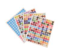 OSALADI 4 ensembles Étiquettes Numérotées Colorées pour Artisanat de Stickers Autocollants pour Classer et Identifier pour Peinture Diamant et Manuels