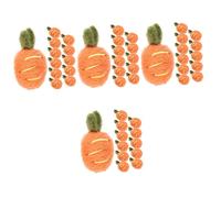 OSALADI 4 Ensembles Pince À Cheveux De Carotte Mini Carottes Décoratives Ornements Suspendus De Carottes Ornements De Carottes Conception De Carotte Feutre 12 Pièces * 4