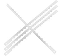 OSALADI 4 Lames Dentelées de Rechange pour Machine Coupe Outils de Découpe Gâteau et Toast Compatibles Multi-Marques Acier Robuste Usage la Cuisine et Boulangerie