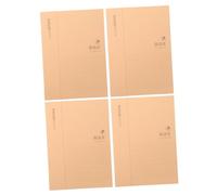 OSALADI 4 Pièces Cahiers Anglais Papier de pour et Calligraphie Cahiers Scolaires pour Élèves Format Pages Lignées Claires Coins Arrondis pour Pratique