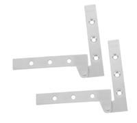 OSALADI 4 pièces Charnières Cachées Acier Inoxydable Lot de Charnières Pivotantes Forme de Sept Rotation à Adaptées pour Portes Armoires Fenêtres Pliantes Fixation et Installation Facile