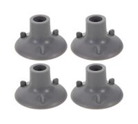 OSALADI 4 Pièces Embouts en Caoutchouc Antidérapants 24mm pour Pieds de Chaise Chaise Percée, Accessoires Sûrs et Solide pour Salle de Bain Lors du Bain