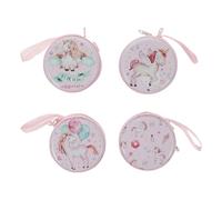 OSALADI 4 pièces Étui Écouteurs et Porte-Monnaie Licorne Rangement Compact pour Câbles USB et Écouteurs Design Mixte Pratique et pour Voyage et Usage Quotidien