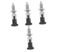 OSALADI 4 Pièces Goupille De Piston En Acier Inoxydable Boulon Serrures Basculer Drain Ressorts De Stylo Bouton De Goupille De Verrouillage Arrêt C Pince Goupille De Remorque Black