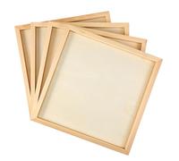 OSALADI 4 Pièces Lot de Cadres Photo DIY Robustes pour Activités Familiales Cadres à Peindre Supports de Bureau Artisanaux Durables