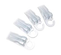 OSALADI 4 pièces Lot de Cales de Porte Transparentes Antidérapantes pour Sécurité Domestique Protection Vent et Prévention des Collisions Accessoires Pratiques pour Maison et Bureau