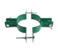 OSALADI 4 Pièces Support pour Arbre en Fer Vert, Résistant au Vent | Collier Métallique avec Vis, Maintien du Tronc Droit, pour Branches Chargées et Projets Paysagers
