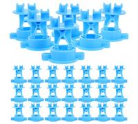 OSALADI 40 Isolateurs de Poteaux pour Clôture Électrique, Accessoires pour Ferme, Isolateurs de Clôture Soi-même, Compatibles Système Haute Tension, Kit 40 Pièces Résistants et Solide