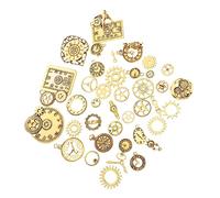 OSALADI 40 Pièces Charms Steampunk avec Roues Dial de Montre pour Projets Diy Décorations Rétro Punk Style Mixte