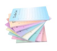 OSALADI 400 Pièces Memo Pads Autocollants Colorés Notes à Découper Auto Adhésives Pour To Do List Bureau École