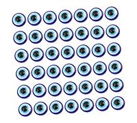 OSALADI 450 pièces Perles Œil Bleu Domes Embellissements DIY Bijoux Charme Accessoires Décoration Chic