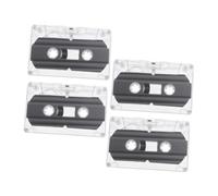 OSALADI 4pièces Cassette Audio Vide Magnétiques Blanches pour Et Décorations De Enregistrement Accessoire Créatif pour Et