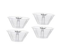 OSALADI 4pièces Cuve à Huile Plastique Pour Hotte Aspirante Collecteur Huile Réutilisable Et Lavable Accessoire De Cuisine Pratique