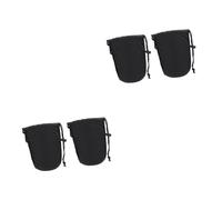 OSALADI 4pièces Housse De Néoprène pour Objectifs DSLR Pochette De Rangement Ajustable pour Lentilles Appareil Photo De Compatible Objectifs Jusqu