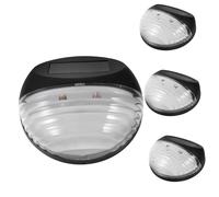 OSALADI 4pièces Lampe Solaire Extérieure Led Lumière De Cheminée Étanche Éclairage Solaire Décoratif Pour Jardin Et Escaliers Installation Facile Et Économie Énergie
