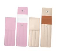 OSALADI 4pièces Pochette De Rangement Multi-Compartiments pour Pinces à Épiler Étui pour Accessoires De Beauté du Visage Boîte De Rangement Pratique pour Outils Cosmétiques