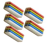 OSALADI 5 Boîtes Craies à Tailleur Colorées Lot de Boîtes de Craies de Couture pour Marquage Temporaire sur Tissu Accessoires de Bricolage Sécurisés et Durables