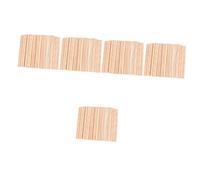 OSALADI 5 Ensembles Bâtons Naturel Pour Percussion Garçon Fille Accessoires Instruments Solides Et Lisses Jouets Rythmiques Pour Cours De Musique Et Activités 50 Pièces * 5
