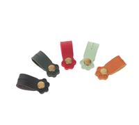 OSALADI 5 Pièces Enrouleur de casque Cat Claw Écouteur de câble casque d'écouteur protecteur de câble pour chat PU Paw case de stockage des écouteurs faux cuir