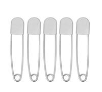 OSALADI 5 pièces Épingles de Sûreté Larges Acier Inoxydable Clips Robustes pour Vêtements Lot de Résistantes et Durables pour Travaux de Couture et Artisanat