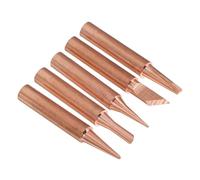 OSALADI 5 Pièces Lot de Pointes de Fer à Souder Cuivre Robuste Haute Conductivité Thermique Revêtement Protecteur Usure pour Station de Soudage Polyvalente