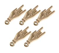 OSALADI 5 Pièces Pendentifs Créatifs Inoxydable pour Charme pour Boucles Oreilles Pendentifs Forme de Geste Aime pour Projets Diy Accessoires