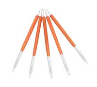 OSALADI 5 Pièces stylo à poil outils de poterie à pointe de silicone outil de gaufrage en pâte polymère pinceaux à sculpter Bois