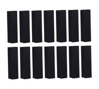 OSALADI 50 pièces Boîte Vide Noire Papier Coffret Cosmétiques Compact pour à Gloss Baume et Parfum Format Voyage Pratique
