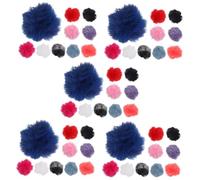 OSALADI 50 Pièces Couverture De Microphone Housses en Mousse De Micro Bonnette Micro-Cravate Couverture De Vent De Microphone Micro-Cravate Vent Pare-Brise Poilu Accessoires Peluche Revers