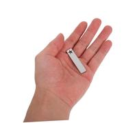 OSALADI 50 Pièces Étiquettes Rectangulaires Acier Inoxydable Blank pour Gravure Pendentifs DIY pour Bijoux Porte Clés et Étiquettes Industrielles
