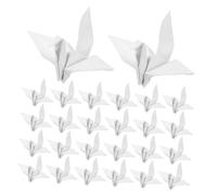OSALADI 50 Pièces Origami Papier Grues Prêtes à Lemploi Pliées Main Petites Grues Papier pour Décoration Mariage Fête Danniversaire Guirlande Suspendue Accessoire Photobooth