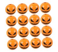 OSALADI 50 pièces Rond Perles Espacement Halloween DIY Décoration Polies pour Suspensions Festives
