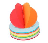OSALADI 500 Feuilles Papier Origami Rond Couleurs Assorties Papier de Loisirs Créatifs Résistant et Facile à Plier pour Bricolage DIY et Décoration