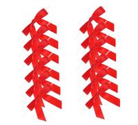 OSALADI 50pièces Petits Nœuds Polyester pour Cadeaux Décoration Mariage Et Bricolage Mini Nœuds Décoratifs