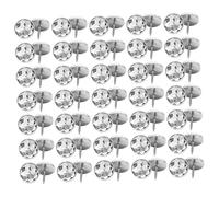OSALADI 50pièces Punaises Décoratives Cristal pour Fauteuil Table Basse Et Autres Meubles Lot