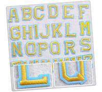 OSALADI 52 pièces Patch Alphabet Thermocollant DIY pour Vêtements Réparation et Décoration de Chemises Chapeaux Jeans Sacs et Chaussures Appliques Lettres Anglais