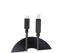 OSALADI 5m Câble Imprimante USB Type-c pour Scanner Et Disque Dur Connectique Type-c Noir