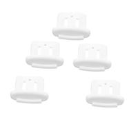 OSALADI 5pièces Capuchons Extrémité De Glissière Pour Étagère Supérieure De Lave- Clips De Remplacement Universels Faciles à Installer Durables Et Pour Réparation Des Appareils