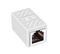 OSALADI 5pièces Coupleur Ethernet Blanc Connecteur in-Line Adaptateur pour Câbles Réseau Gigabit Prolonge La Connexion Entre Câbles Ethernet Compatible