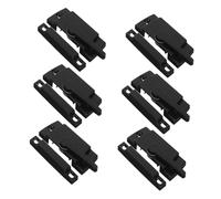 OSALADI 6 Ensembles Jeu de Verrous à Came pour Fenêtres Coulissantes Noir Serrure de Sécurité Robuste et Protection Renforcée pour Maison et Bureau Accessoires Durables et Résistants