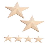 OSALADI 6 Pièces Appliques Sculpté Étoile Décorations Murales et Meubles Style Européen Finition Artisanale Non Ornements pour Portes Armoires et Projets DIY
