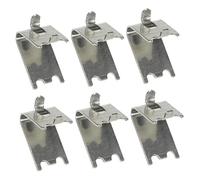 OSALADI 6 pièces Clips Étagères pour Réfrigérateur et Congélateur Supports Robustes Pinces de Fixation Faciles à Installer Remplacement Pratique pour Frigo